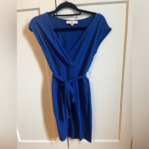 Loft blue cotton dress